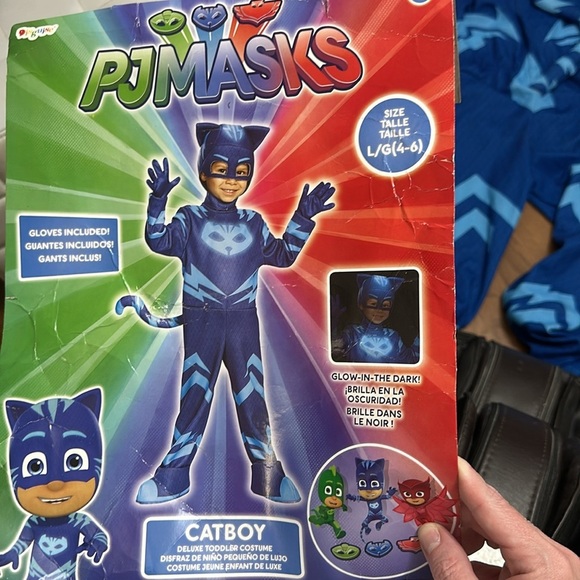 Catboy PJ Masks costume in original packaging Item# 8C - Picture 4 of 7